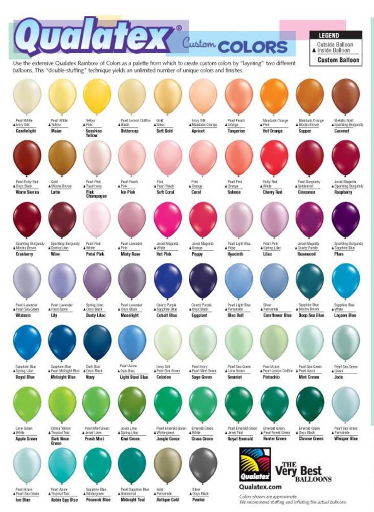 Latex-Color-Chart